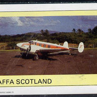 Staffa 1982 Aircraft #3 imperf deluxe sheet (£2 value) unmounted mint