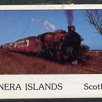 Bernera 1982 Steam Locos #08 imperf souvenir sheet (£1 value) unmounted mint