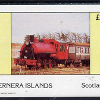 Bernera 1982 Steam Locos #08 imperf deluxe sheet (£2 value) unmounted mint