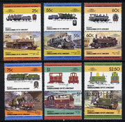 St Vincent - Bequia 1985 Locomotives #4 (Leaders of the World) set of 12 unmounted mint