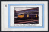 Staffa 1982 Modern Trains,imperf deluxe sheet (£2 value) unmounted mint