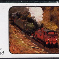 Staffa 1982 Steam Locos #07 imperf souvenir sheet (£1 value) unmounted mint