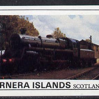 Bernera 1982 Steam Locos #09 imperf souvenir sheet (£1 value) unmounted mint
