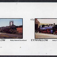 Eynhallow 1982 Steam Locos #14 imperf,set of 2 values (40p & 60p) unmounted mint