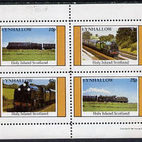 Eynhallow 1981 Steam Locos #04 perf,set of 4 values unmounted mint