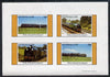 Eynhallow 1981 Steam Locos #04 imperf,set of 4 values unmounted mint