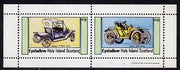 Eynhallow 1981 Cars #2 (Model 'T' Ford & Darracq) perf,set of 2 values (40p & 60p) unmounted mint