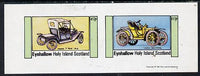 Eynhallow 1981 Cars #2 (Model 'T' Ford & Darracq) imperf,set of 2 values (40p & 60p) unmounted mint