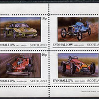 Eynhallow 1981 Racing Cars (Porche, Fiat, Ferrari & Alfa) perf,set of 4 values (10p to 75p) unmounted mint