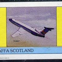 Staffa 1982 Aircraft #6 imperf deluxe sheet (£2 value) unmounted mint