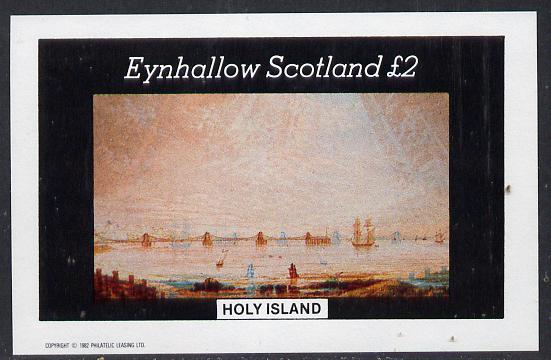 Eynhallow 1982 Paintings of Ships imperf deluxe sheet (£2 value) unmounted mint