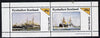 Eynhallow 1981 Warships #1 perf,set of 2 values (40p & 60p) unmounted mint