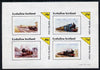 Eynhallow 1981 Steam Locos #05 imperf,set of 4 values unmounted mint