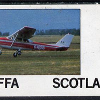 Staffa 1982 Light Aircraft #2 imperf souvenir sheet (£1 value) unmounted mint