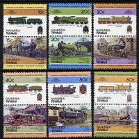 Tuvalu - Nanumea 1984 Locomotives #1 (Leaders of the World) set of 12 unmounted mint
