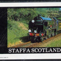 Staffa 1982 Steam Locos #03 imperf deluxe sheet (£2 value) unmounted mint