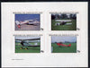 Bernera 1982 Aircraft #09 imperf,set of 4 values (10p to 75p) unmounted mint