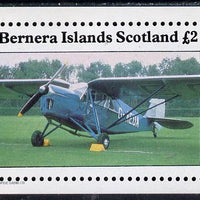 Bernera 1982 Aircraft #09 imperf deluxe sheet (£2 value) unmounted mint