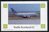 Staffa 1982 Airliners #2 imperf deluxe sheet (£2 value) unmounted mint