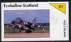 Eynhallow 1982 Military Jets #1 imperf souvenir sheet (£1 value) unmounted mint