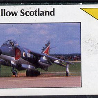 Eynhallow 1982 Military Jets #1 imperf souvenir sheet (£1 value) unmounted mint