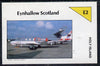 Eynhallow 1982 Military Jets #1 imperf deluxe sheet (£2 value) unmounted mint