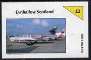 Eynhallow 1982 Military Jets #1 imperf deluxe sheet (£2 value) unmounted mint
