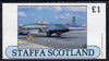 Staffa 1982 Military Jets #4 imperf souvenir sheet (£1 value),unmounted mint