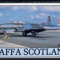 Staffa 1982 Military Jets #4 imperf souvenir sheet (£1 value),unmounted mint