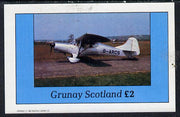 Grunay 1982 Aircraft #2 imperf deluxe sheet (£2 value) unmounted mint