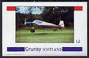Grunay 1982 Aircraft #3 imperf deluxe sheet (£2 value) unmounted mint