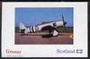 Grunay 1982 Light Aircraft imperf deluxe sheet (£2 value) unmounted mint