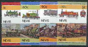 Nevis 1985 Locomotives #3 (Leaders of the World) set of 8 unmounted mint SG 277-84