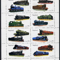 Nagaland 1974 Locomotives perf,set of 8 values (5c to 75c) unmounted mint