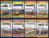 St Lucia 1986 Locomotives #5 (Leaders of the World) set of 16 unmounted mint, SG 858-73