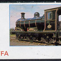 Staffa 1982 Steam Locos #11 imperf souvenir sheet (£1 value),unmounted mint