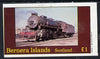 Bernera 1982 Steam Locos #10 imperf souvenir sheet (£1 value) unmounted mint