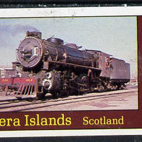Bernera 1982 Steam Locos #10 imperf souvenir sheet (£1 value) unmounted mint