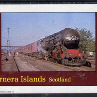 Bernera 1982 Steam Locos #10 imperf deluxe sheet (£2 value) unmounted mint