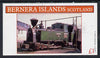 Bernera 1982 Steam Locos #11 (Java Sugar Cane Loco) imperf souvenir sheet (£1 value) unmounted mint