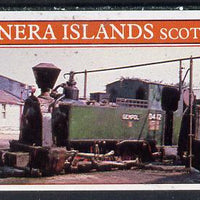 Bernera 1982 Steam Locos #11 (Java Sugar Cane Loco) imperf souvenir sheet (£1 value) unmounted mint