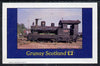 Grunay 1982 Steam Locos #02 (Java Sugar Cane Loco) imperf deluxe sheet (£2 value) unmounted mint