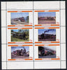 Grunay 1982 Steam Locos #04 (Indian) perf set of 6 values (15p to 75p) unmounted mint