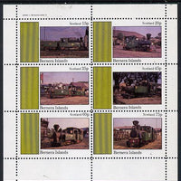 Bernera 1982 Steam Locos #12 (North Wales Narrow Gauge)) perf set of 6 values (15p to 75p) unmounted mint