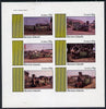 Bernera 1982 Steam Locos #12 (North Wales Narrow Gauge)) imperf set of 6 values (15p to 75p) unmounted mint