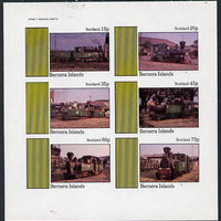 Bernera 1982 Steam Locos #12 (North Wales Narrow Gauge)) imperf set of 6 values (15p to 75p) unmounted mint