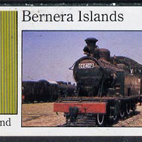 Bernera 1982 Steam Locos #12 imperf souvenir sheet (£1 value) unmounted mint