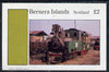 Bernera 1982 Steam Locos #12 (Java Sugar Cane Locos) imperf deluxe sheet (£2 value) unmounted mint