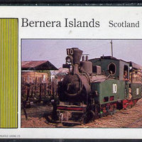 Bernera 1982 Steam Locos #12 (Java Sugar Cane Locos) imperf deluxe sheet (£2 value) unmounted mint