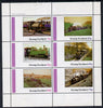 Grunay 1982 Steam Locos #06 (North Wales Narrow Gauge) perf set of 6 values (15p to 75p) unmounted mint